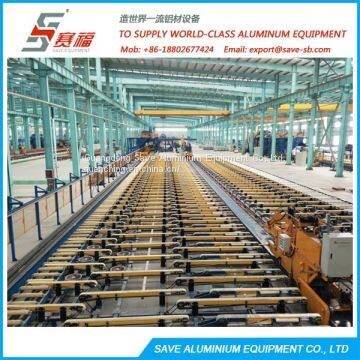 Aluminium Extrusion Table With Rolls Conveyors
