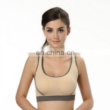 Women's Comfort Shaped Seamless Workout Cotton Sports Bra#WX0002 photo-6