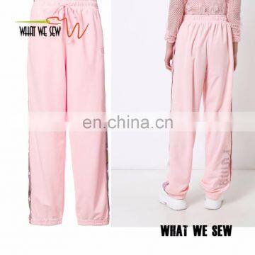 women drawstring sport sweat pants