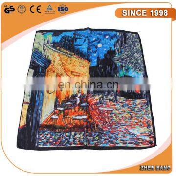 100% Silk Custom Printed Twill Scarf For Wholesale