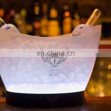 Acrylic Cutomized 12L Led Lighted Ice Bucket