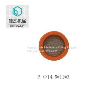 Jiajie rubber wrapping filter mesh gasket on water filter