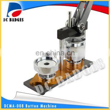 New Style Low Cost Compatible With Other Shapes Molds Metal Coins Making Machine Inserting Round Button Badge Machine photo-2