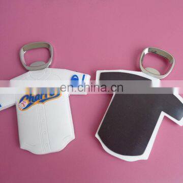 PVC T-Shirt love multi-functional refrigerator bottle opener