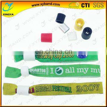 colorful woven cloth hospital wristband,polyester bracelet