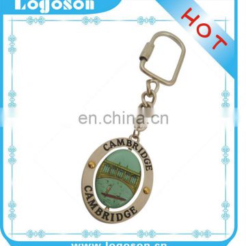 2018 Customized London Souvenirs Custom Spinning Keychain Spinner Keychain