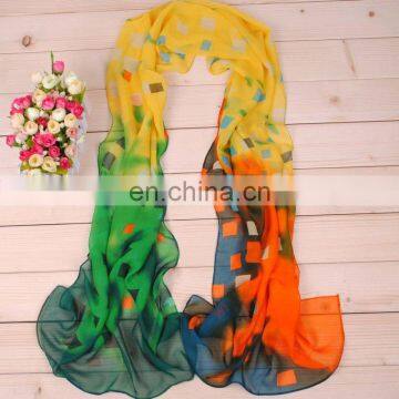 Wholesale Newly Fancy Lady's Chiffon Scarf Made in China photo-2