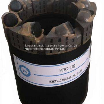 Nq Hq Pq Bq Aq Pdc Coal Mining / Pdc Diamond Exploration Coring Drill Bit