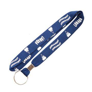 China Wholesale High Quality Customized Tubular Neck Strap Polyester Paracord Lanyards for Mobile photo-3