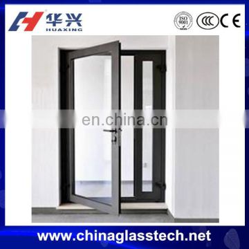 new design tempered glass aluminum office entrance glass door