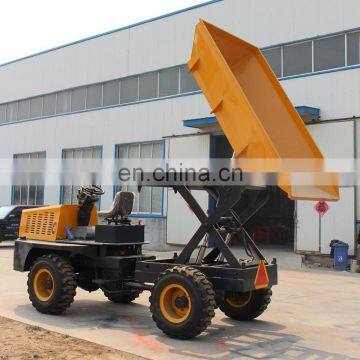 Low price 4X4 High lifting oil palm mini dumper crawler mini dumper