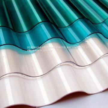 PVC PET Corrugated Wave Roof Tile Sheet Extrusion Machine (Width: 850-1050mm) photo-2