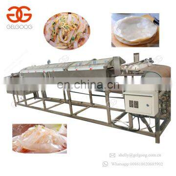 Industrial Pasta Sweet Potato Starch Sheet Liangpi Jelly Bean Maker Steamer Round Cold Noodle Making Machine