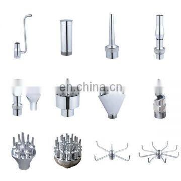 Mushroom bell jet mist fountain nozzle stainless steel