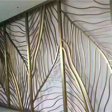 JYFQ0049  Customized design stainless steel folding partition wall screen