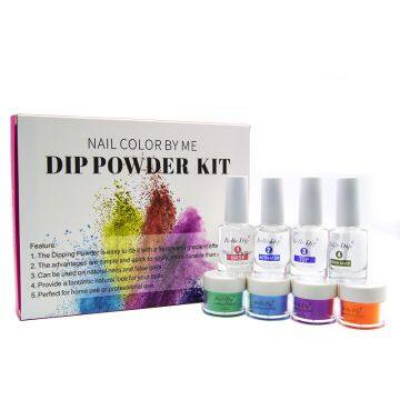 Factory direct sell match dip powder and gel polish acrylic container for acrylic powder dip powder set