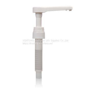 38MM 43MM Big Dosage Food Grade Syrup Dispenser Pump Big Discharge Rate 5cc 7cc 8cc 10cc 15cc 30cc PP Plastic Jam Honey Food Dispensing Pump photo-3
