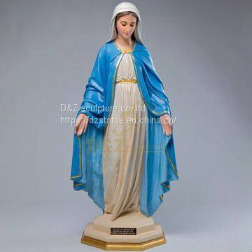 Garden Decoration Religious Craft Fiberglass Virgin Mary Statue photo-2