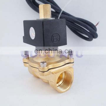 Explosion proof solenoid valve for coal mine dust natural gas 1-1/2" 2 inch 12VDC 24VDC 220V AC Normally open large gas valve