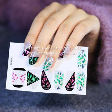New Arriving Japan & Korea Glass Mirror Foil Nail Sticker for Girl Nail Art photo-2
