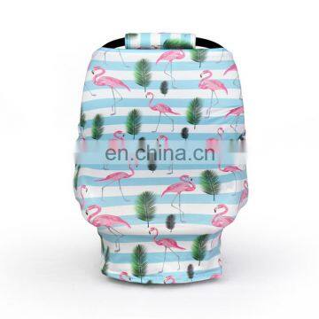 Girl Stretchy and Soft Cactus Infinity Scarf Multi-Use Nursing Cover Breathable Stroller Shopping Cart photo-2