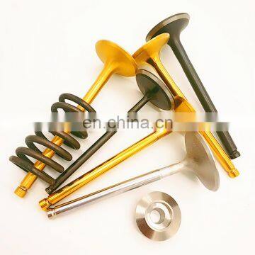 Dual Spring Race Inlet Exhaust Engine Valve For Mitsubishi Eclipse Talon Lancer EVO GST GSX 4G63 4G64 4G63T Titanium Retainer photo-2