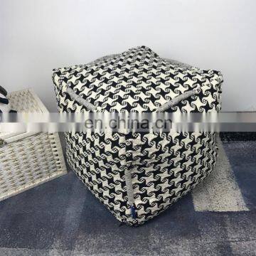 Indian Multi Ottoman Pouf Bohemian Decorative Ottoman Pouf Cover photo-3