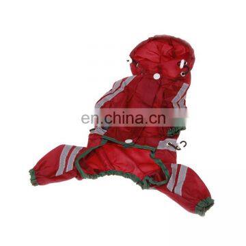 Wholesale Single Layer Raincoat Reflective Safety Glow in the Dark Windproof Pet Raincoat Clothes Glow in the Dark photo-5