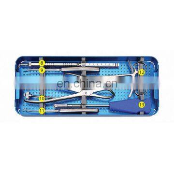 Factory Price Bone Surgical Instrument Sets Large Fragment Instrument Set Basic Orthopedic Instrument Set for Trauma Plate photo-4