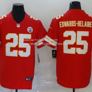 Kansas City Chiefs #25 Edwards-Helaire Red Jersey