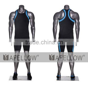 Sports Model with Abdominal Muscle Mannequins Athletic Dummy Diplay HEF-01