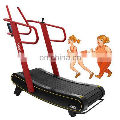 self-generating running machine treadmill  Expend More Energy  no power curved treadmill Commercial Treadmill Running