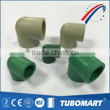 Direct Sale Green Recycled ppr elbow 90 degree with ANSI standard