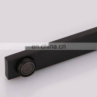 QL-SS002 Modern Single Lever Black Painting Stainless Steel Kitchen Mixer Faucet photo-4