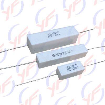 Cement resistor 5Watts horizontal style cement fixed resistor