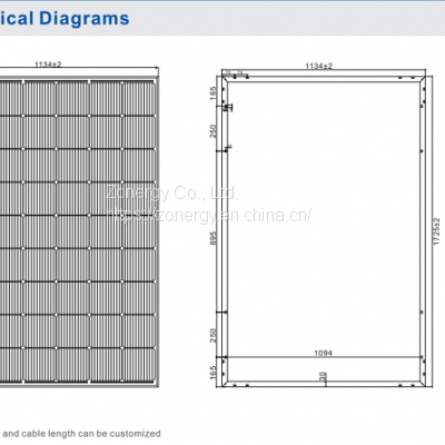 Zonergy 400w Solar Cells Panel Monocrystalline Mono Power Oem Price photo-2