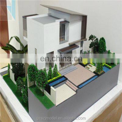 Duplex villa architectural scale models, Fantastic 3d house model