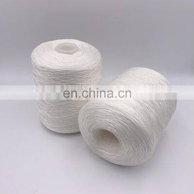 Best Selling High Tenacity Raw White 100% Polyester Industrial Bonded Polyester Thread photo-4