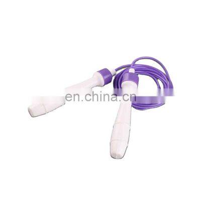 Customized Logo Children'S Games Professional Fast Plastic   Jumping Rope Pp Handle Pvc Fitness Jumping Rope