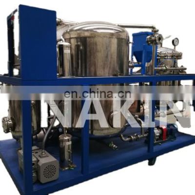 Cooking Oil Purifier Machine Vegetable Crude Oil Used Fried Vegetable Oil SS316 Recycling Machine