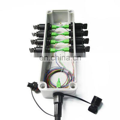 Waterproof Patch cord with Multi Port (SC) Mini SC FTTH Terminal junction box