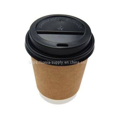 China biodegradable disposable coffee lids PLA material coffee cup lids biodegradable material