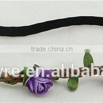 High Quality Artificial Flower Head Wire Wreath For Ladies photo-5