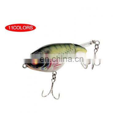 New 17g 75mm Artificial Bait Fishing Lures Whopper Plopper Topwater Popper Bass Pike Lure