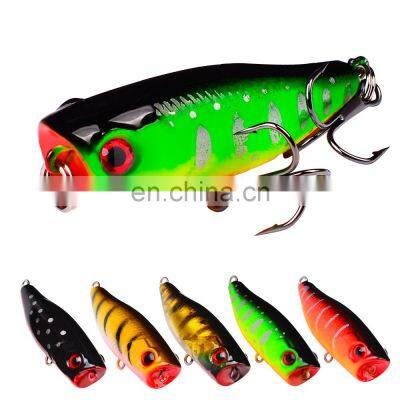 Floating Popper 4.5cm/3.5g Luya Fishing Bait Plastic Hard Bait Bionic Popper bait wholesale