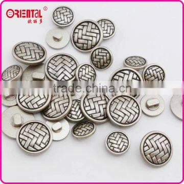 High Quality Classical Plastic Shank Button With Knit Pattern photo-4