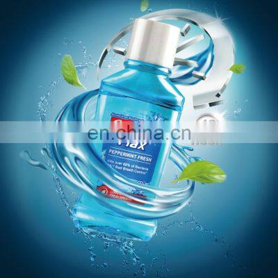 Hot Sale 60ml Mint Oral Cleaning Plastic Bottle Dental Mouthwash photo-5