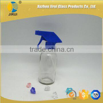 500ml &250ml Clear Boston Round Glass Bottle With Pump