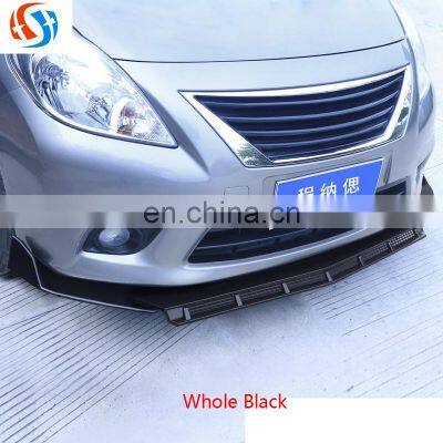 Honghang Factory Supply New Style Front Lips, Gloss Black+Red Universal Front Bumper Lips For All Coupes And Sedans photo-5