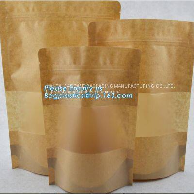 Kraft Paper Pouch, Odor Proof Bags, Zip Top Waterproof For Food Storage, Heavy Duty Ziplock, Heat Sealable photo-4